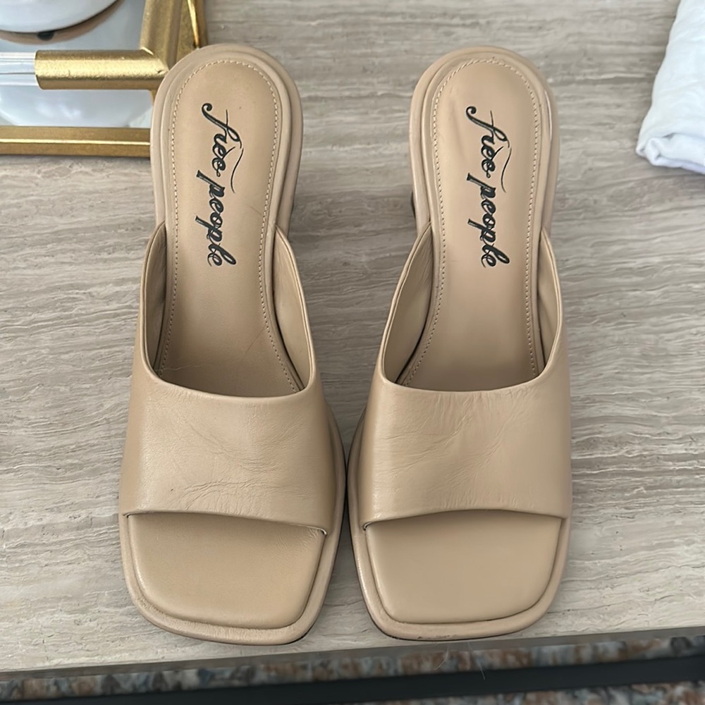 Free people nude heels